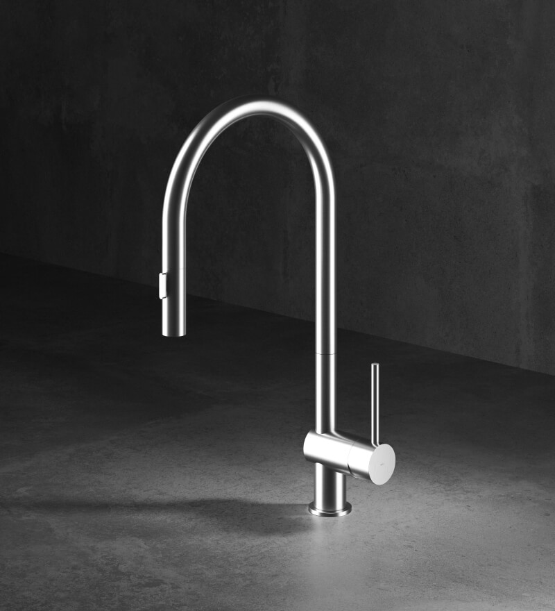 Vela PS - stainless steel kitchen faucet